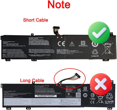 XITAIAN 15.36V 80Wh L20D4PC1 L20C4PC1 L20M4PC1 Ersatz Akku Kompatibel mit Lenovo Legion 5 Pro-16ACH6