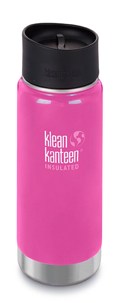 Klean Kanteen Wide Vakuumisoliert mit Cafe Cap 2.0 Trinkflasche M Wild Orchid, M Wild Orchid
