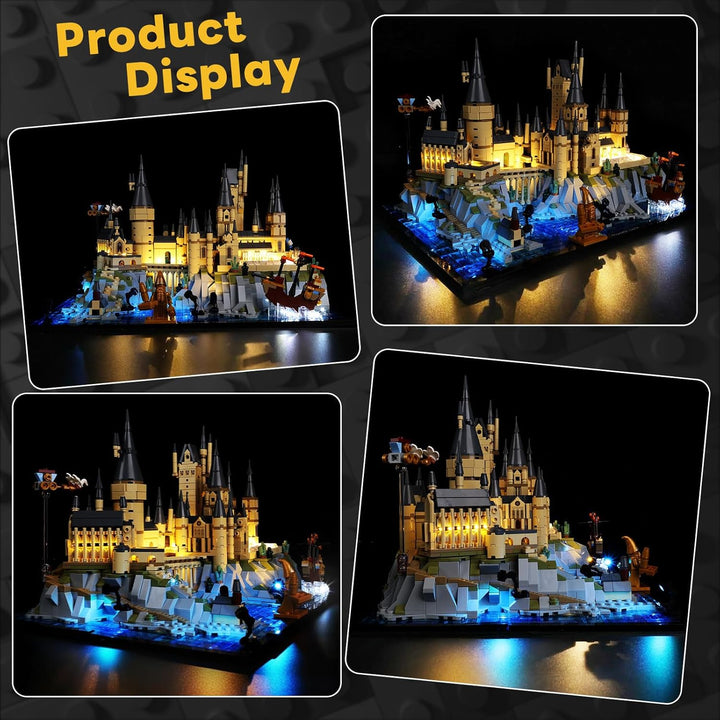 Kyglaring LED-Beleuchtungsset (kein Modell) - Kompatibel mit Lego-76419 Harry Potter Hogwarts Castle