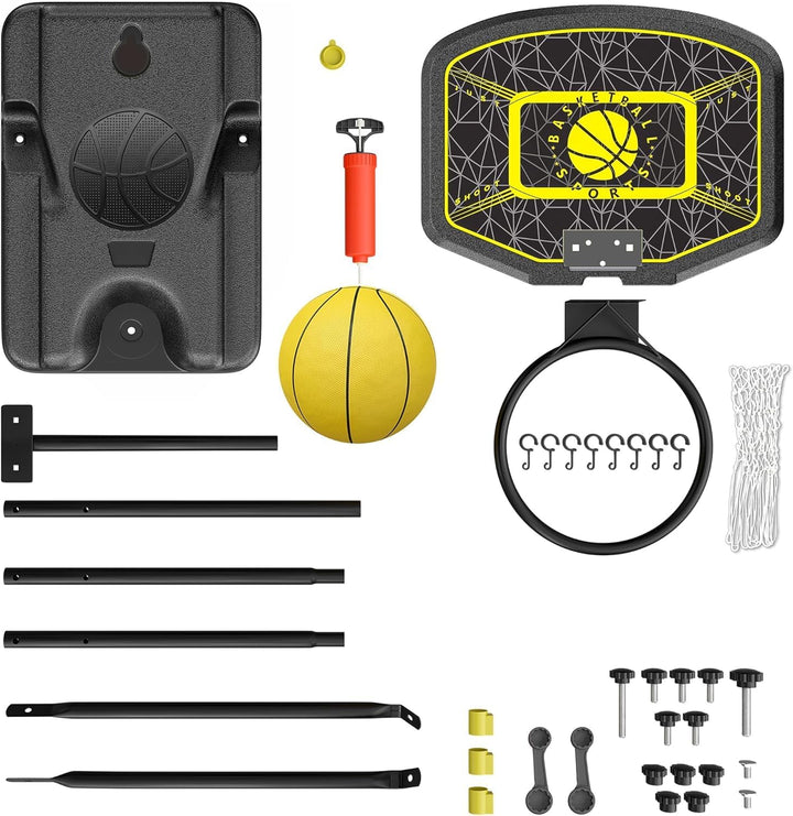 GILIKOKO Basketballkorb mit Ständer Basketballkorb Set 110-190 cm höhenverstellbares Outdoor und Ind