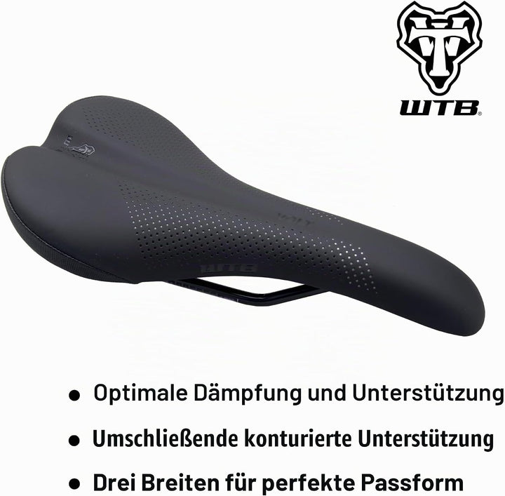 WTB Volt schmaler Cromoly Sattel schwarz (W065-0583) Narrow Cromoly / Schwarz, Narrow Cromoly / Schw