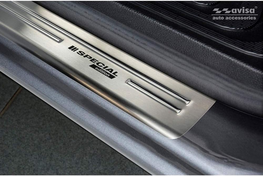 Avisa INOX Door sill Protectors Compatible with Mercedes Vito & V-Class W447 2014- - 'Special Editio