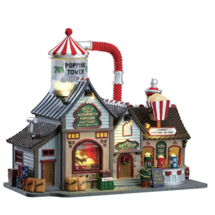 Lemax - Bell's Gourmet Popcorn Factory, with 4.5V Adaptor