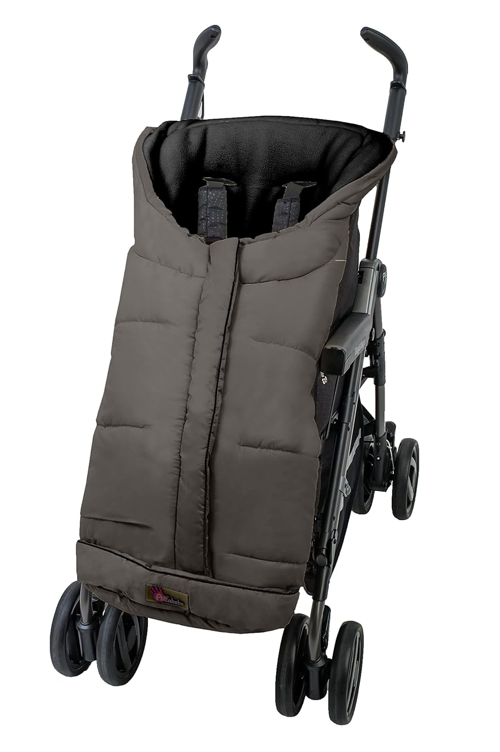 Altabebe AL2203 - 40 Winterfusssack, dunkelgrau/schwarz Dunkelgrau - Schwarz, Dunkelgrau - Schwarz