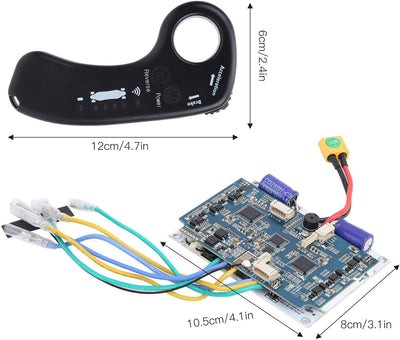 BuyWeek Elektrisches Skateboard Controller ESC Set, Fernbedienung Elektrisch Longboard Controller Si