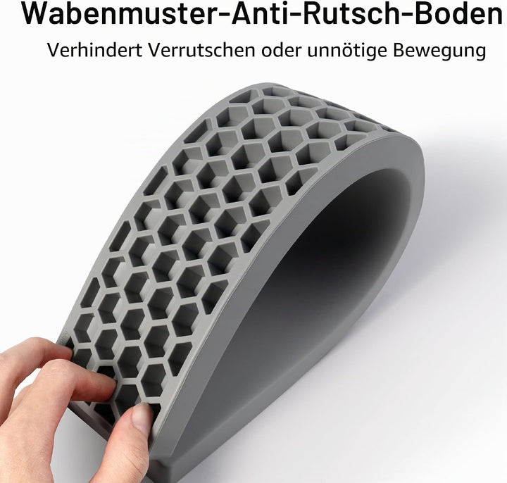Keychron Grey Silicone Wrist & Palm Rest, 327mm (12.89") for 75% Compact Keyboard Series V1/V2/Q1/Q2