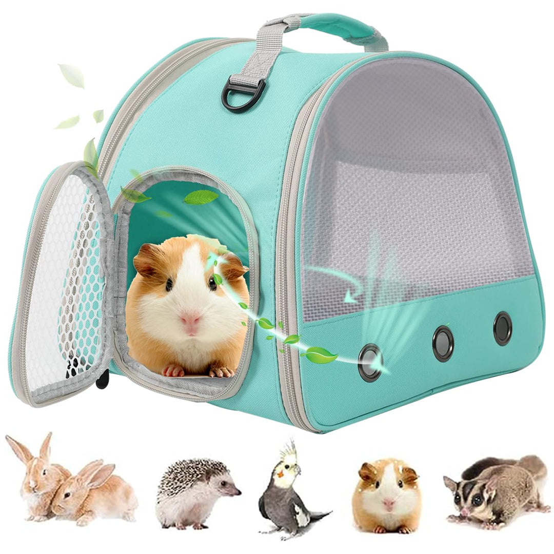 Meerschweinchen Träger Rucksack, klare Blase Fenster Rucksack für Meerschweinchen, Hase Ratte Vogel