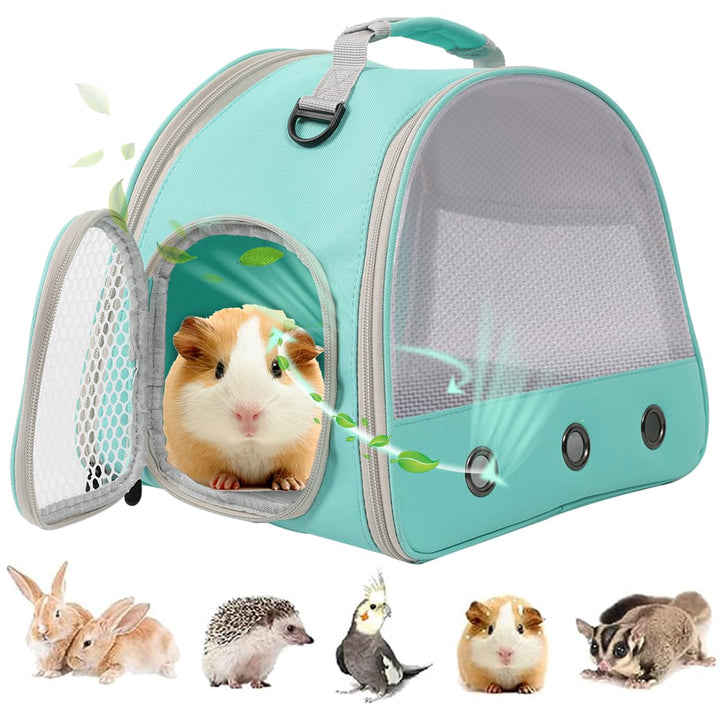 Meerschweinchen Träger Rucksack, klare Blase Fenster Rucksack für Meerschweinchen, Hase Ratte Vogel