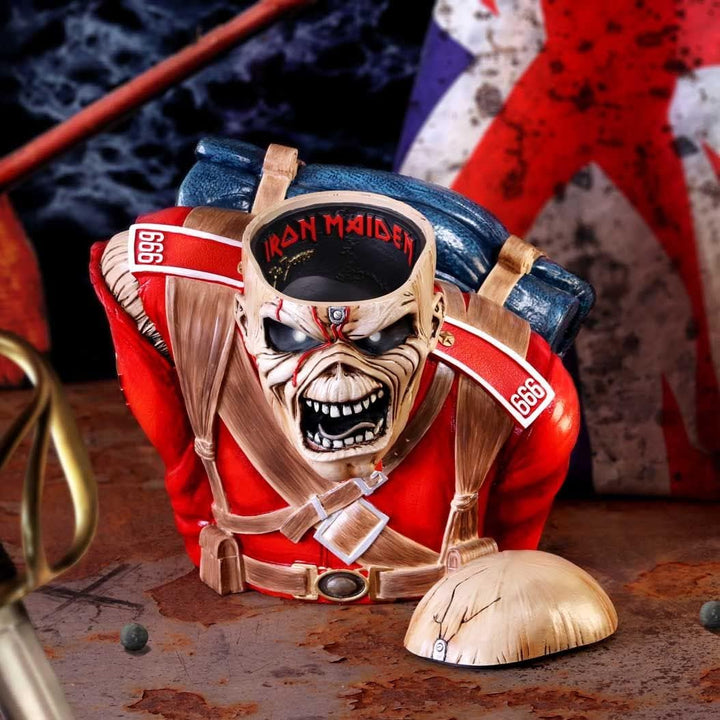 Nemesis Now Iron Maiden The Trooper Büste Box 26,5 cm, rot, 26.5cm