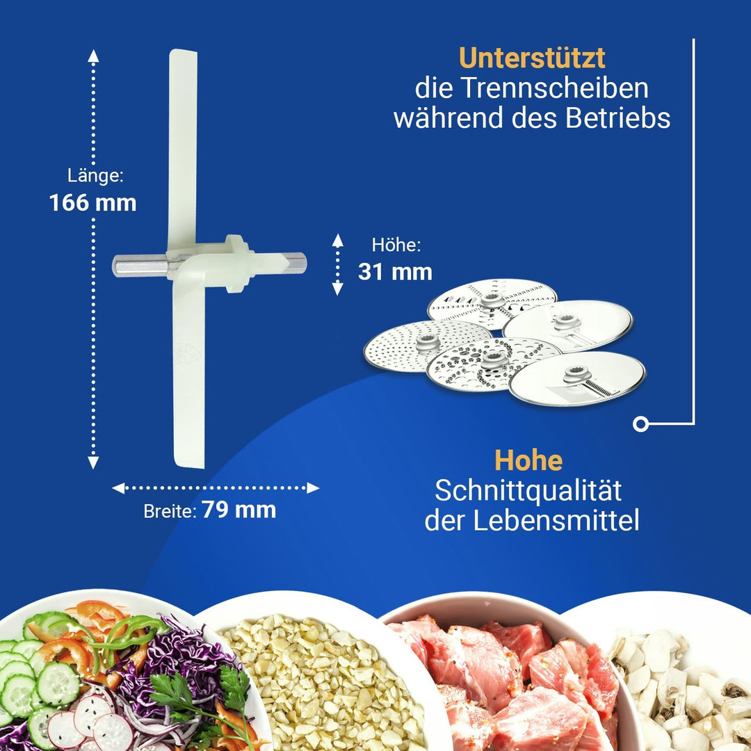 VIOKS SET 2x Mitnehmer für Durchlaufschnitzler Ersatz für Bosch 00091027 MUM4 MUM8 MUZ8DS1 MUZ4DS2 M