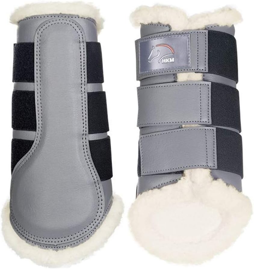 HKM Gamaschen Comfort XL grau, XL grau
