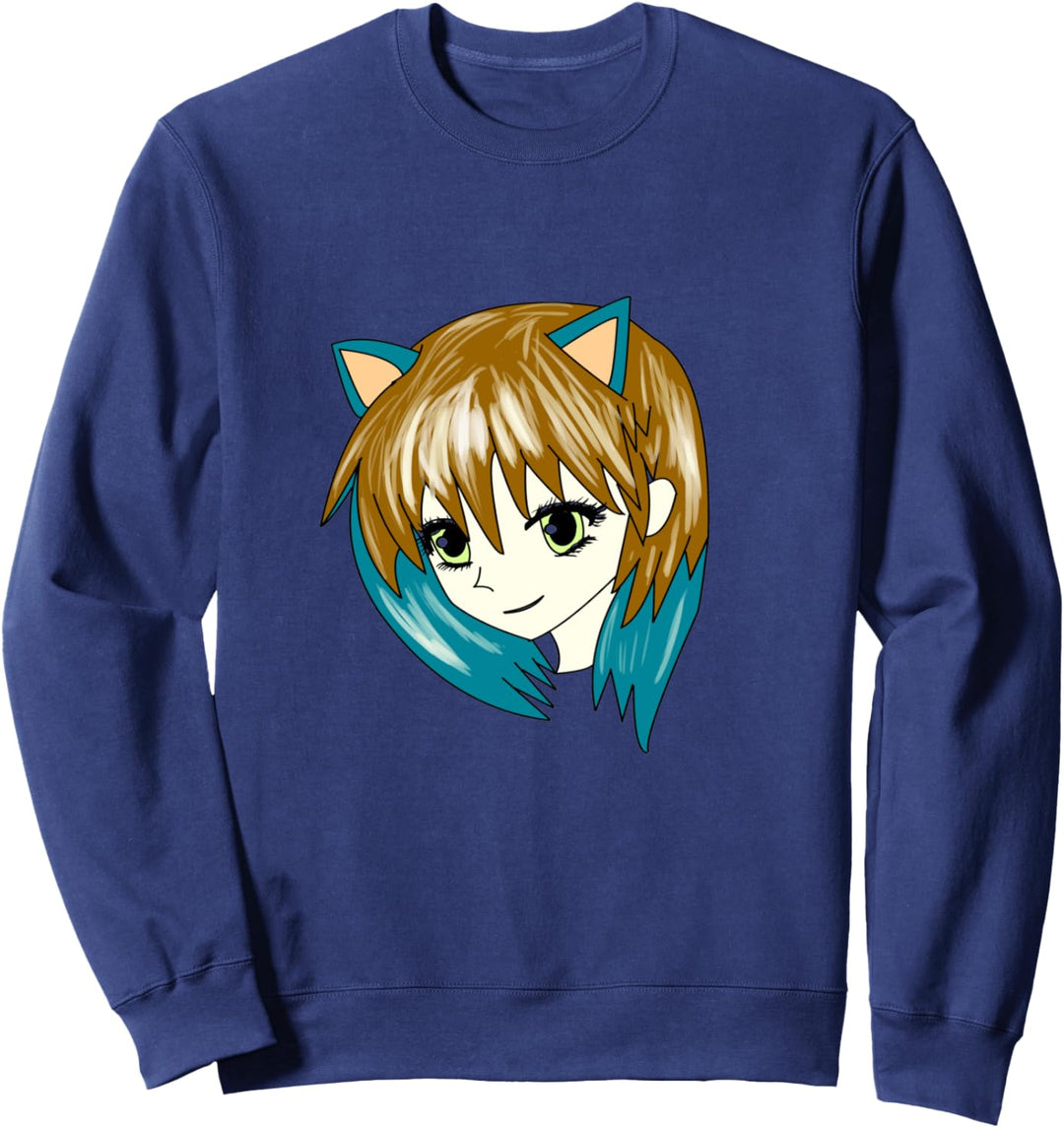 Japanisches Manga Anime Tier Geschenk Sweatshirt