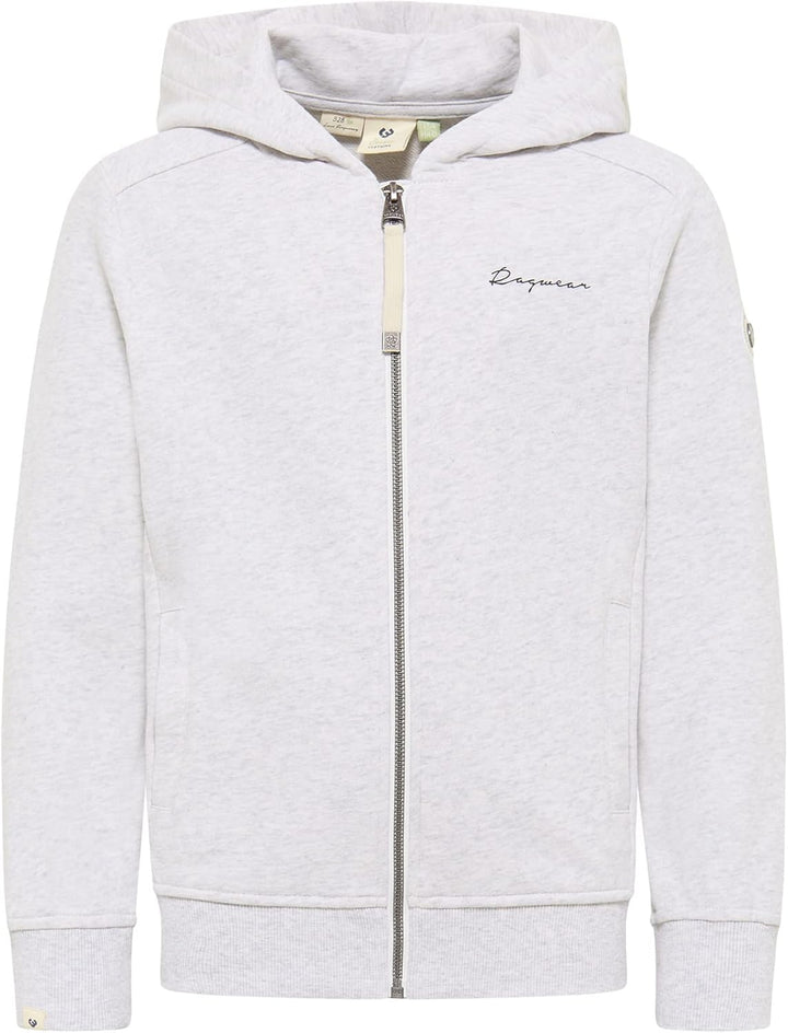 Ragwear Mädchen Sweatjacke oder Hose THEA ZIP ORGANIC Sweatshirt mit Kapuze und Reissverschluss Über