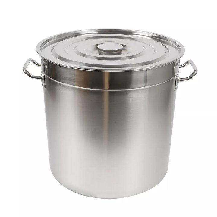 30/50/70 Liter Gastronomie Kochtopf, Suppentopf Mit Edelstahl Deckel, Kochtopf Induktion Gross mit G