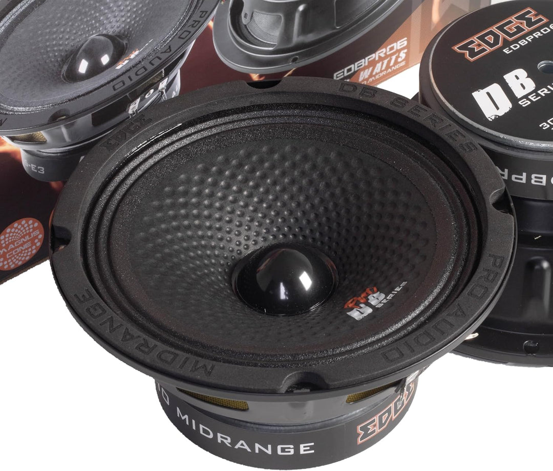 EDGE EDBPRO6-E3 Hochleistungs-Autolautsprecher für extrem Lauten Klang, 300 W, max. 150 W RMS 16,5 c
