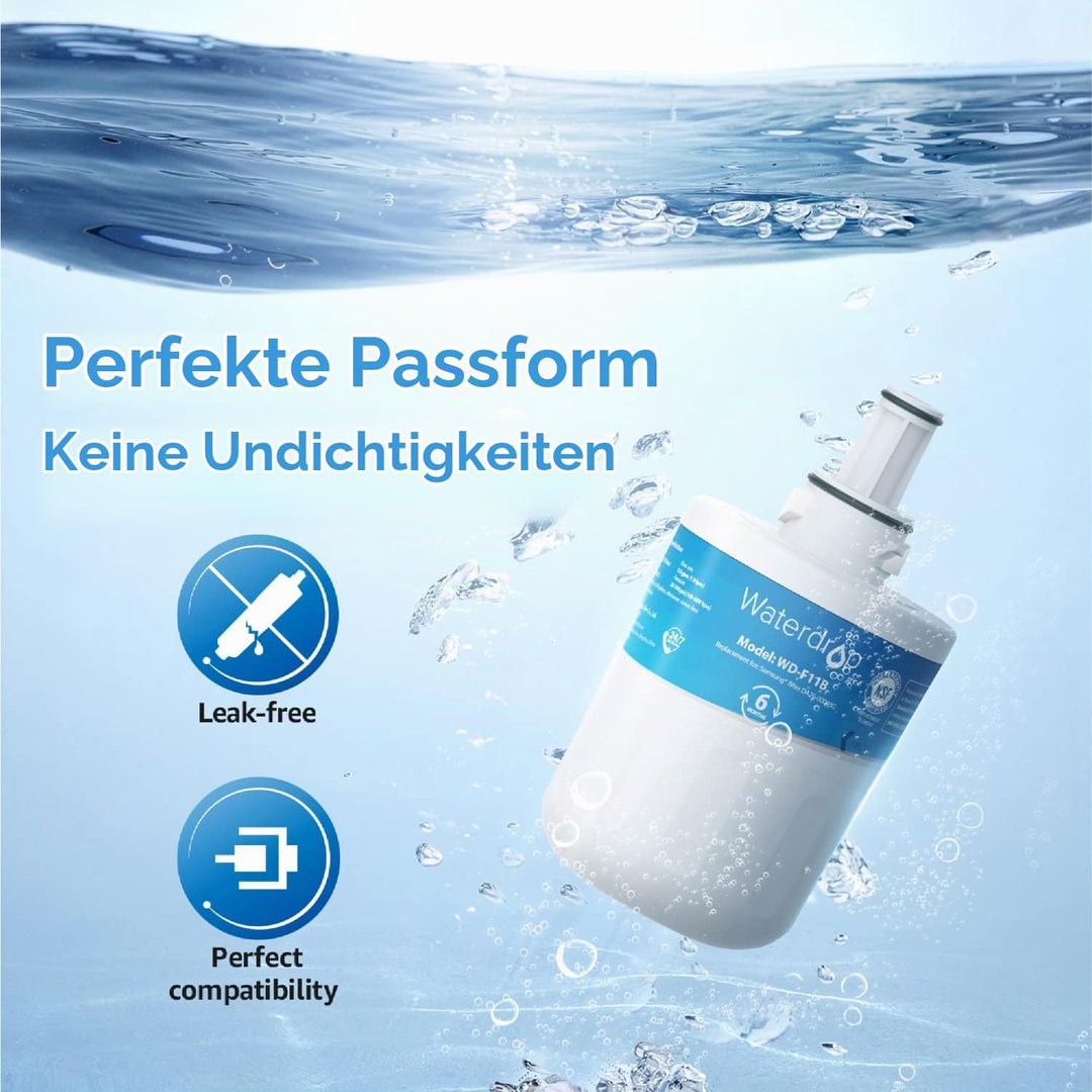 Waterdrop DA29-00003G Kühschrank Wasserfilter, Ersatz für Samsung AquaPure Plus DA29-00003G, DA29-00