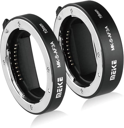 Meike MK-S-AF3A Metall Autofokus Makro Verlängerung Adapter für Sony E-Mount Ring 10mm 16mm Kamera d