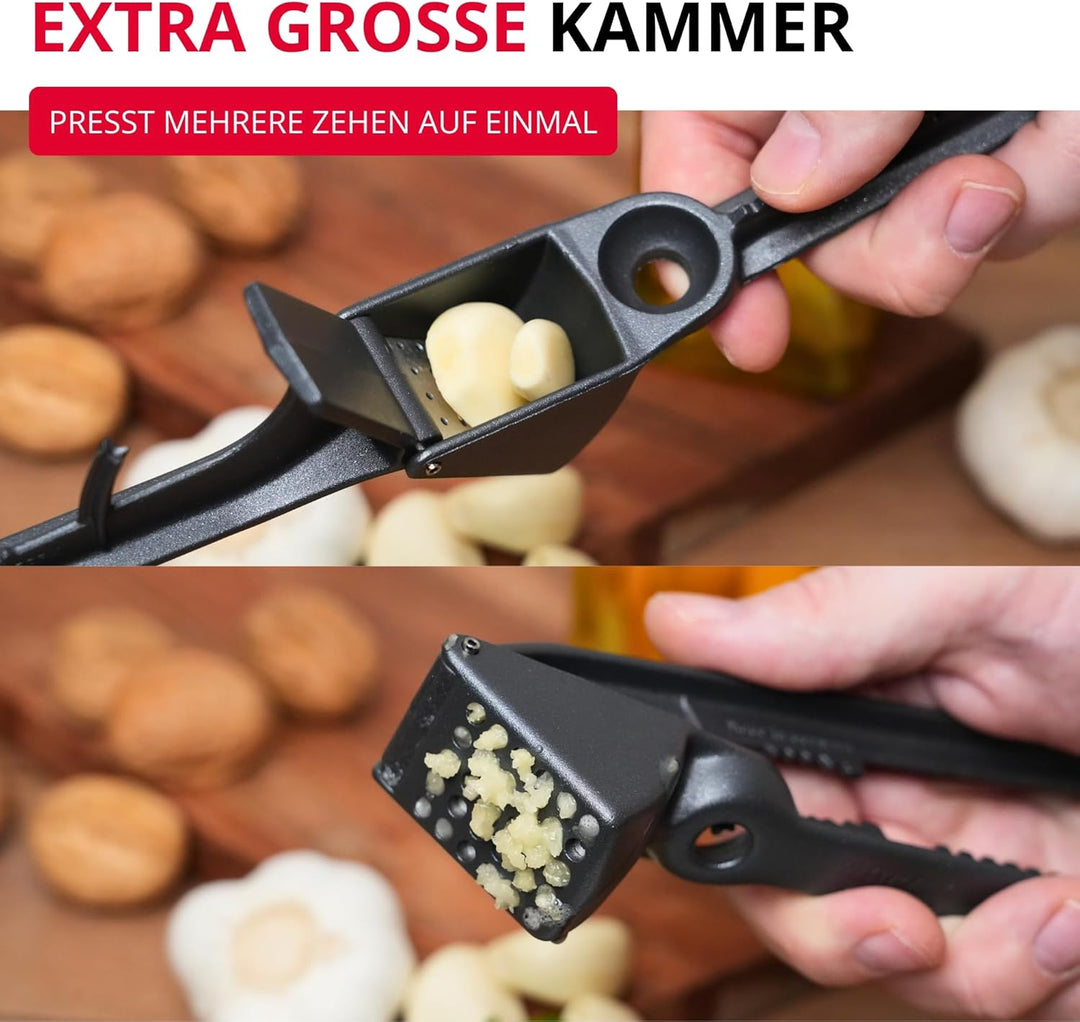Westmark Mehrzweckpresse "Black Edition" – Zum Knacken von Nüssen, Entkernen und Fischentschuppen –