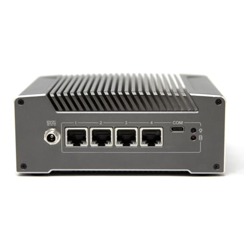 Protectli Vault V1410-4 Port, Micro Appliance/Mini PC - Intel N5105, 4X 2.5G NICs, 8GB LPDDR RAM on-