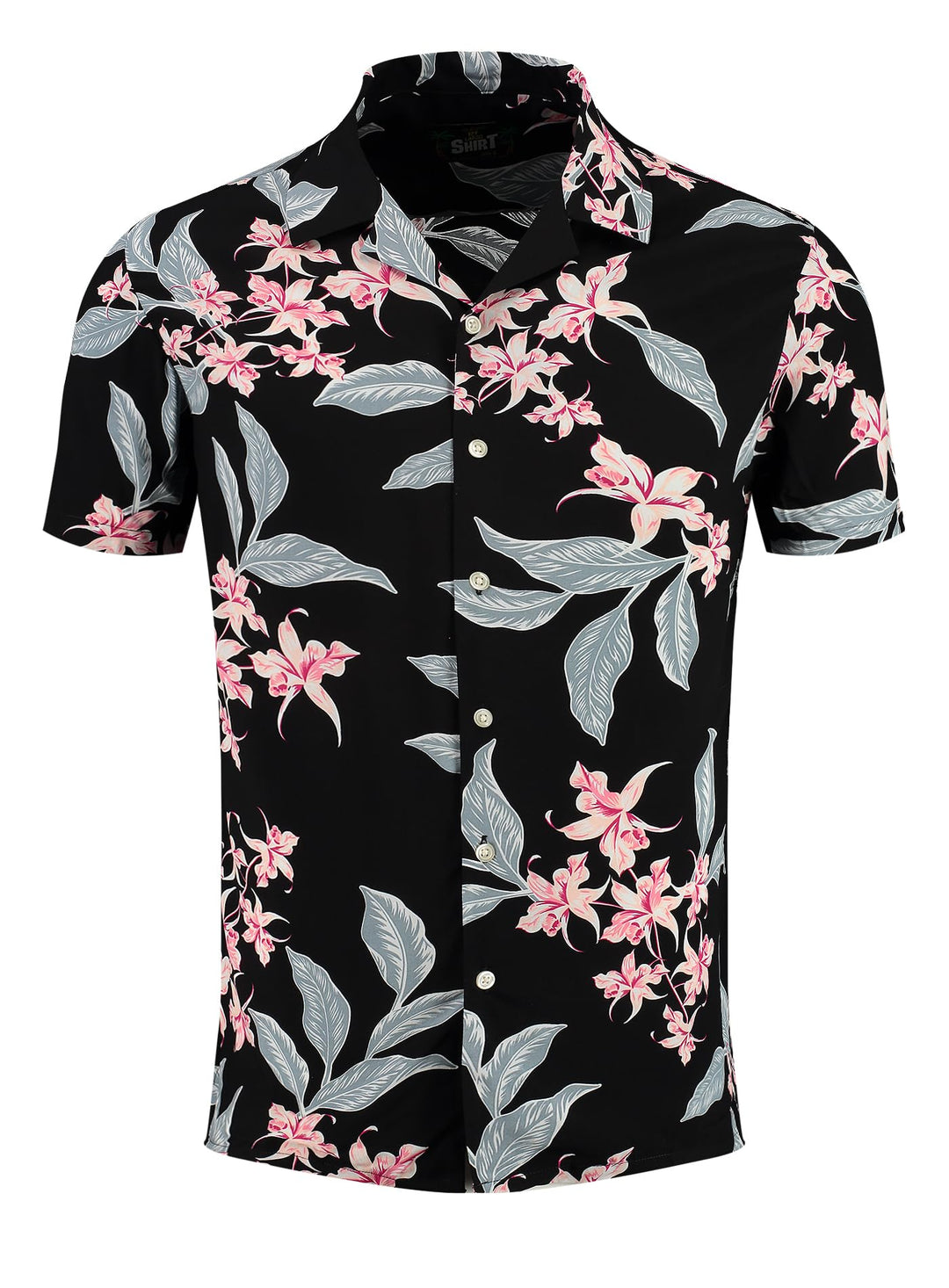 KEY LARGO Herren MSH Trinidad Shortsleeve Hemden M Black (1100), M Black (1100)