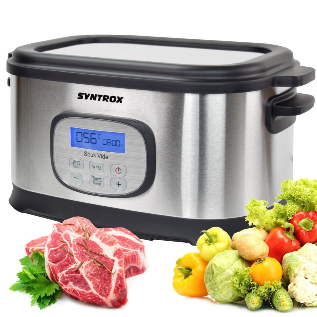 Syntrox 16 in1 Sous Vide Garer | Kocher Marsipu | Multikocher | Vakuumgarer, Konstante Temperaturkon