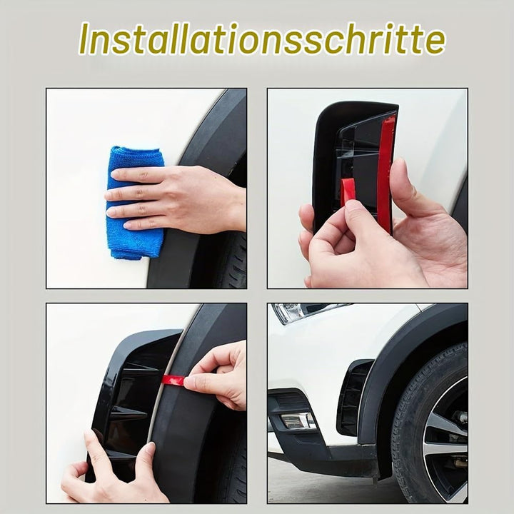 KIMISS Lip Diffusor, Frontstossstange Seitenverkleidung Spoiler Ersatz für A-Klasse Schrägheck Limou