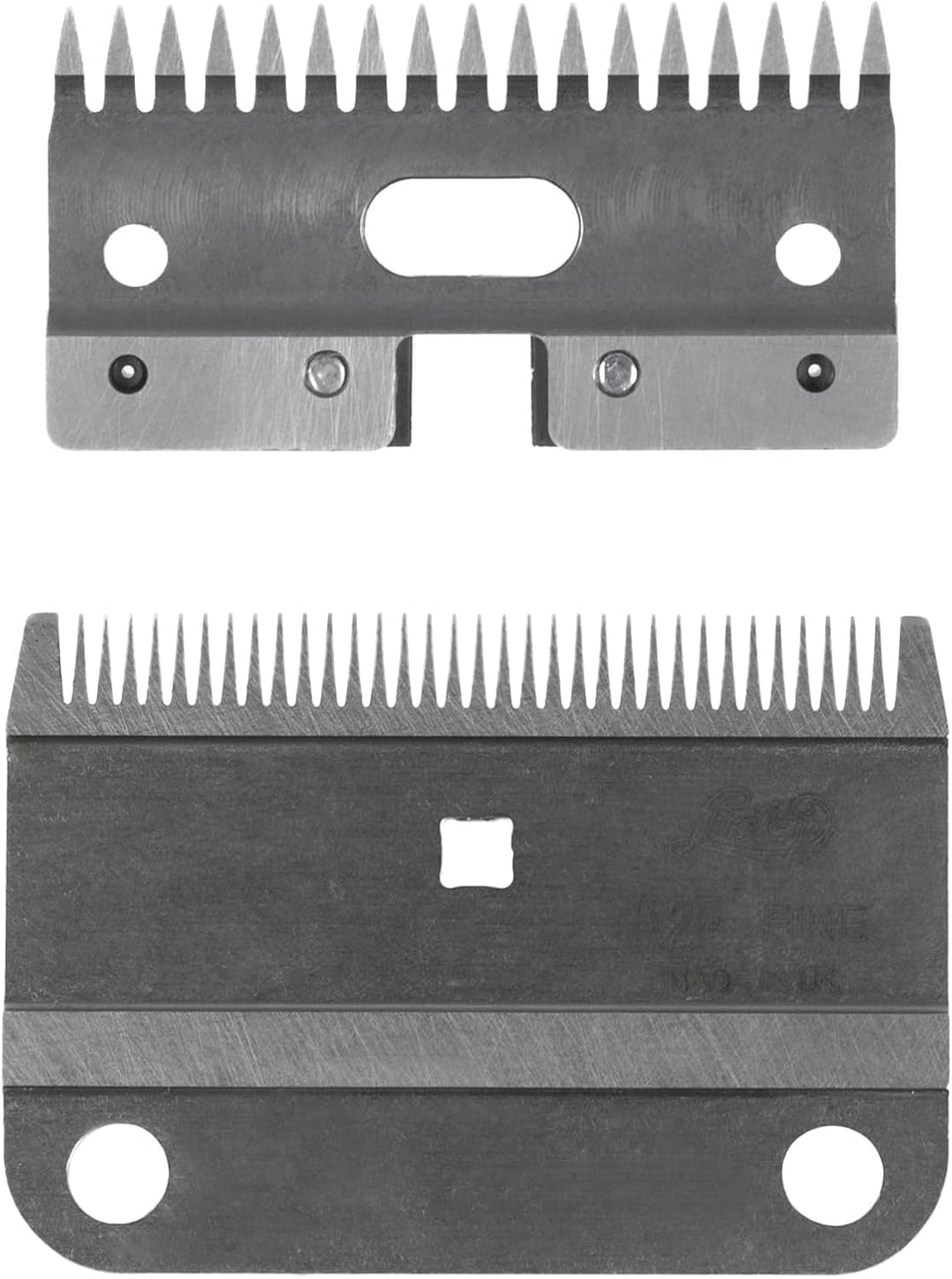 Lister 258-11850 Grosse Scherklinge für Tiere, Silber, Regular