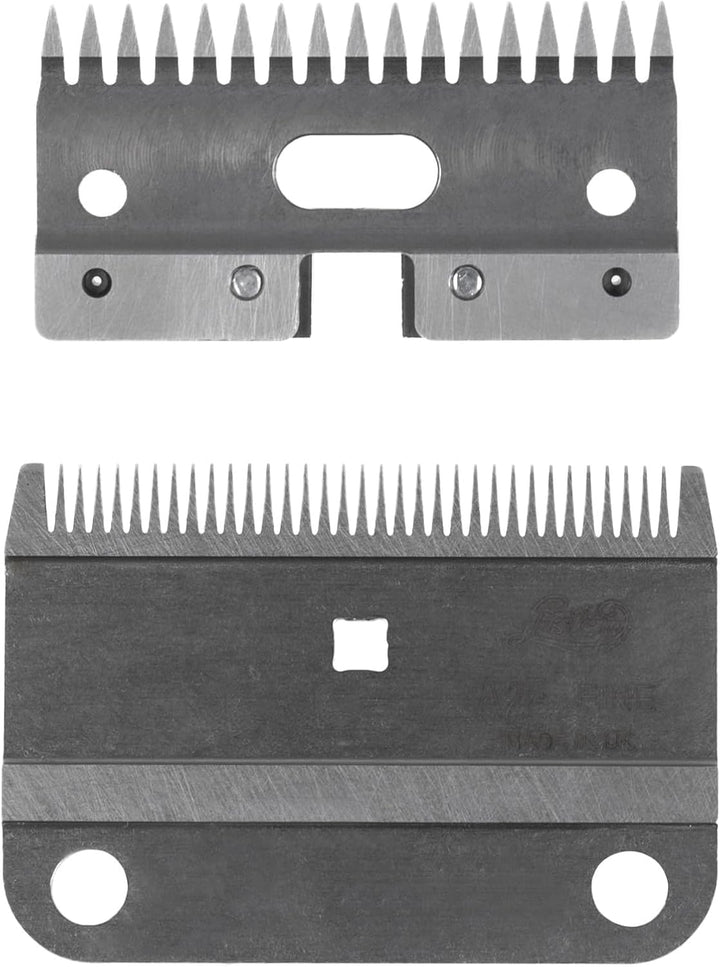 Lister 258-11850 Grosse Scherklinge für Tiere, Silber, Regular