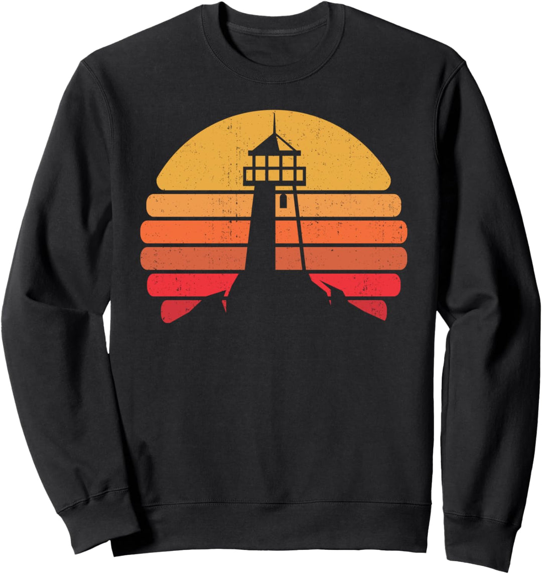 Leuchtturm Meer Licht Möwen Küste Hafen Maritim - Leuchtturm Sweatshirt