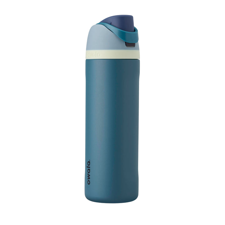 Owala FreeSip Isolierte Edelstahl-Wasserflasche mit Strohhalm für Sport und Reisen, auslaufsicher, B