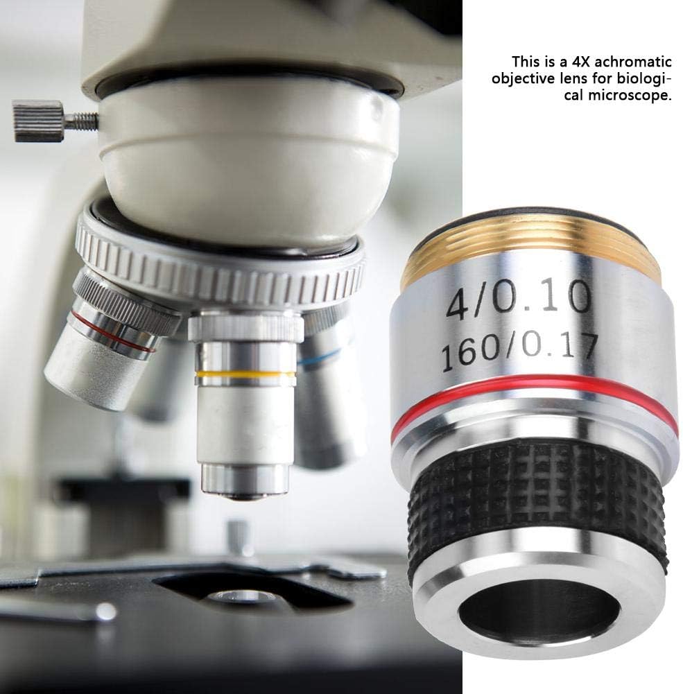 4X 185 Biologisches Mikroskop Achromatisches Objektiv 160/0.17 Für Metallurgisches Mikroskop Achroma