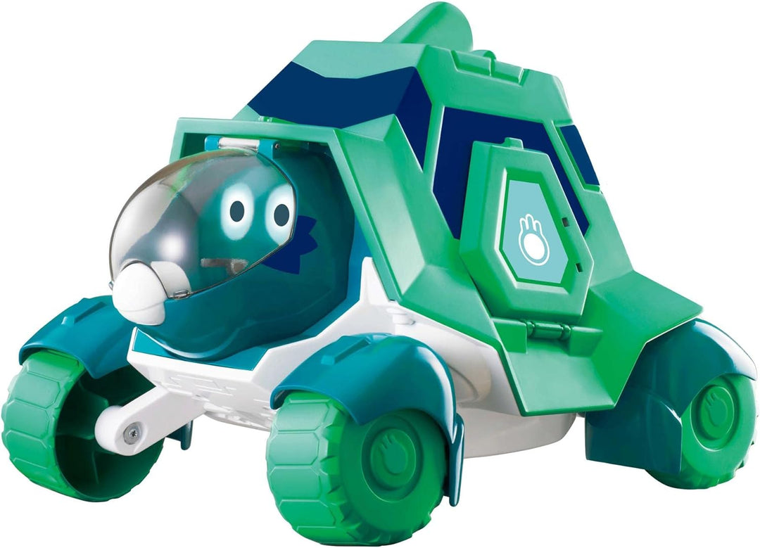 Giochi Preziosi Petronix Defender Shell-E Puppy mit Funktion 20 cm und 7 cm Figur, 20 cm grosse Acti