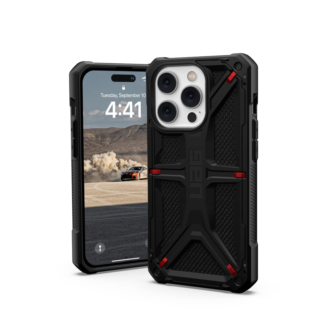 URBAN ARMOR GEAR Monarch Schutzhülle kompatibel mit Apple iPhone 14 Pro [Wireless Charging kompatibe