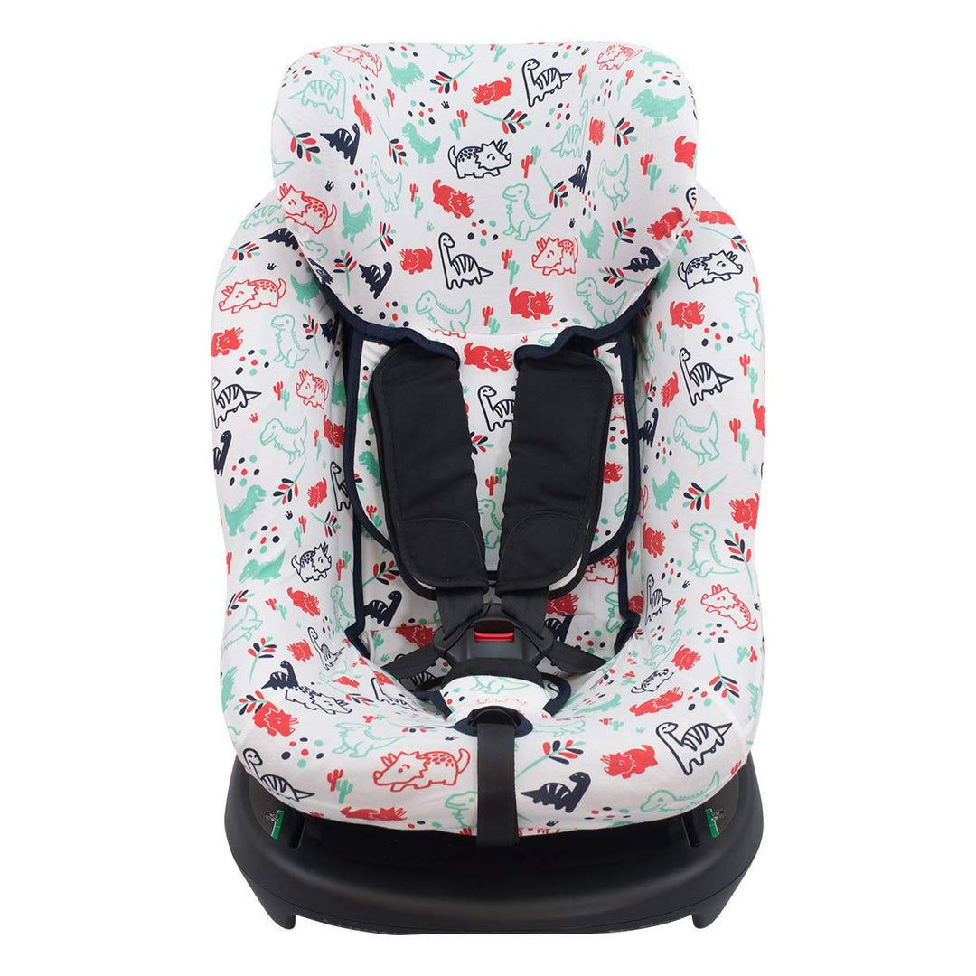 JYOKO Kids Bezug kompatibel mit Besafe iZi Modular X1 i-Size (Dino Party), Dino Party