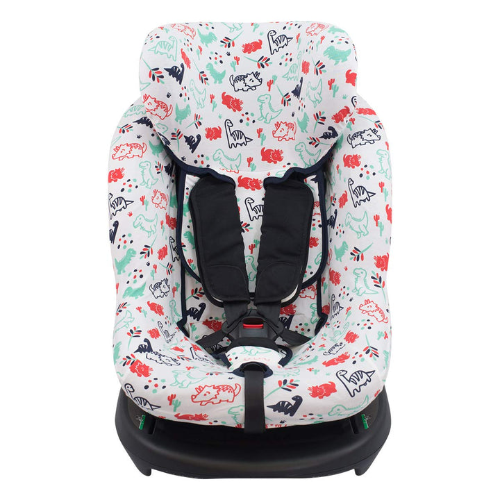 JYOKO Kids Bezug kompatibel mit Besafe iZi Modular X1 i-Size (Dino Party), Dino Party