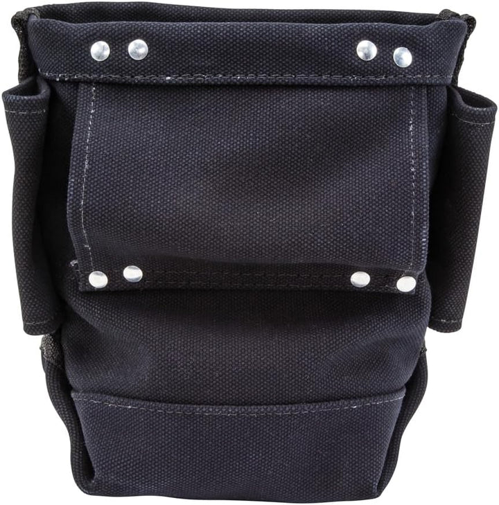 Klein Tools 5416TFR Werkzeugtasche, schwer entflammbare Canvas-Tasche für Bolzenaufbewahrung mit dop