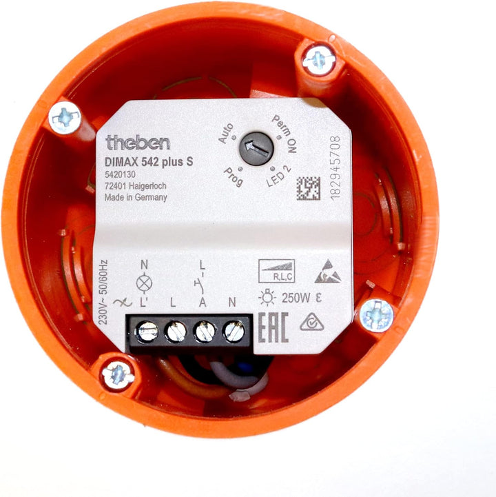 Theben 5420130 DIMAX 542 plus S I Unterputz I Universaldimmer I mit automatischer Lasterkennung I Di