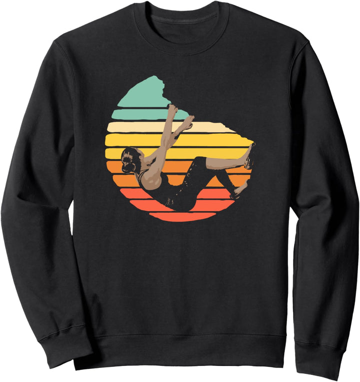 Klettern wie ein Mädchen Kletterer Frau Klettern Bouldern Sweatshirt
