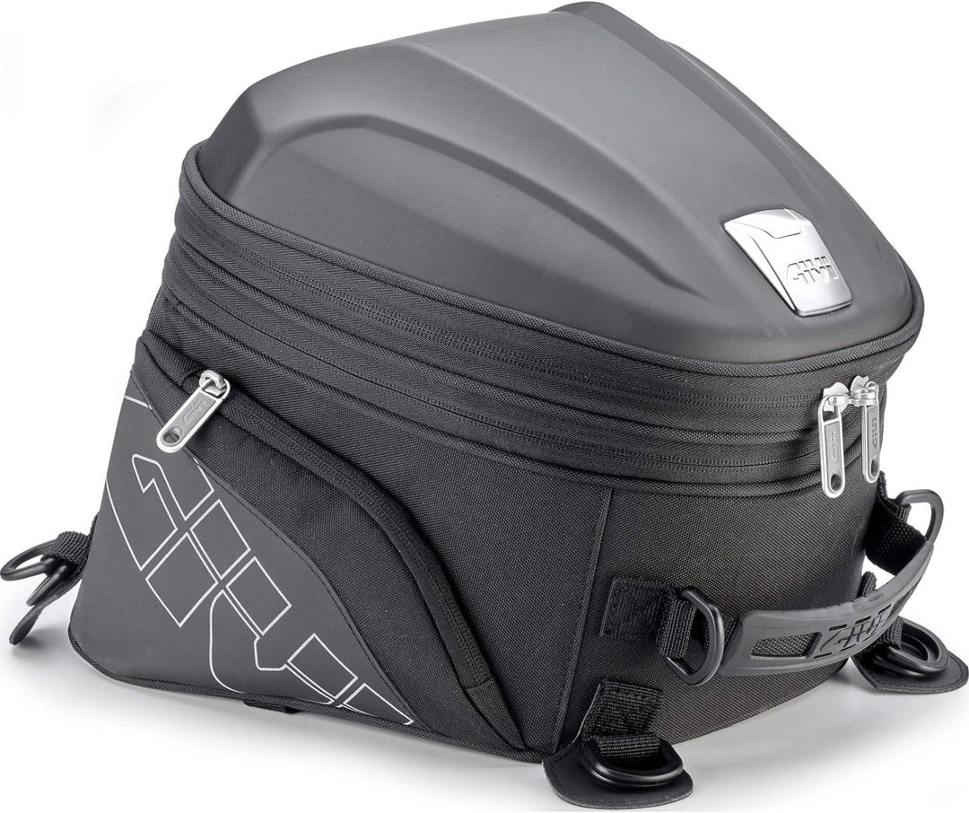 Erweiterbare Hecktasche für sportliche Motorräder 22 Liter Volumen