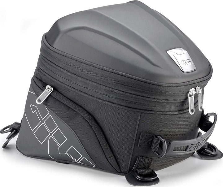 Erweiterbare Hecktasche für sportliche Motorräder 22 Liter Volumen