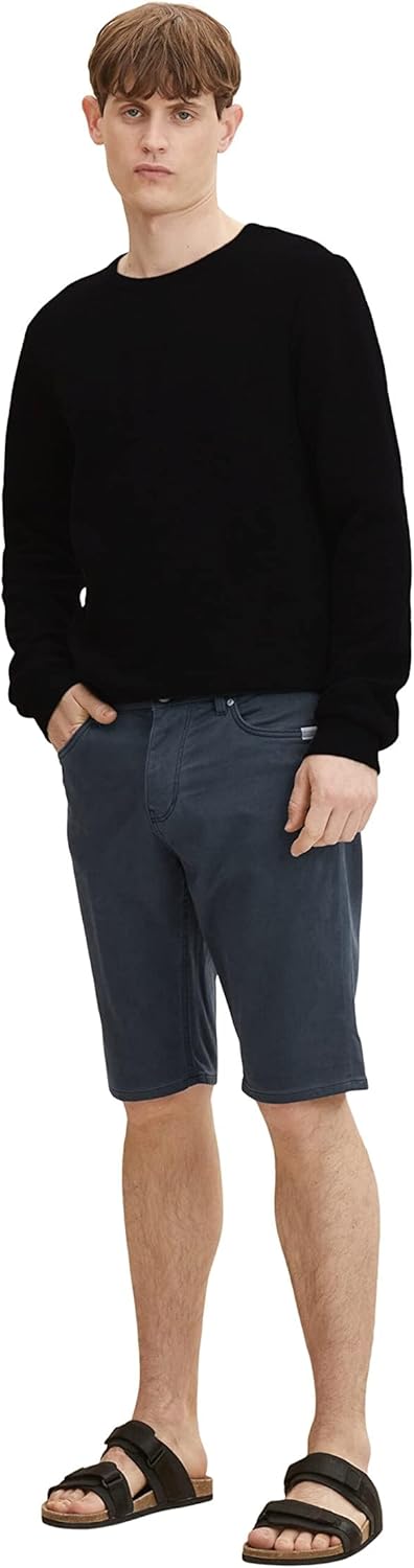 TOM TAILOR Herren Bermuda Jeans Shorts 1031271 33 10668 - Sky Captain Blue, 33 10668 - Sky Captain B