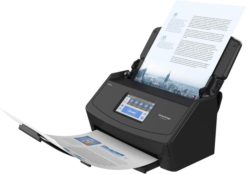 ScanSnap iX1600 Desktop Dokumentenscanner Schwarz - 5 GHz - Duplex, ADF, A4, WLAN, Touchscreen, USB