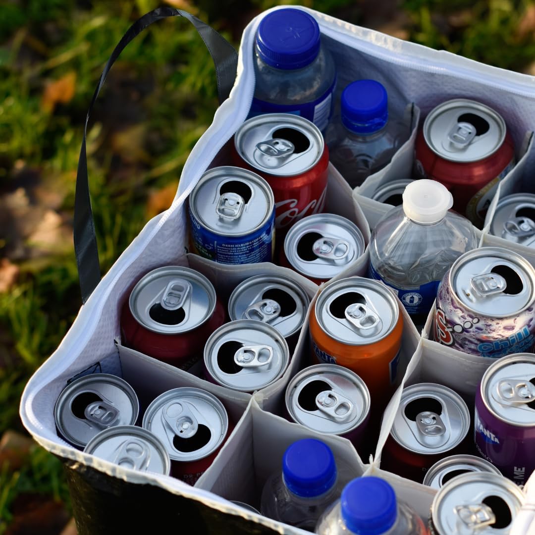 Recyco Pfandflaschen Sammelbehälter – Flaschensammler Leergut – Pfandsammler – Pfandbox – Leergut Sa