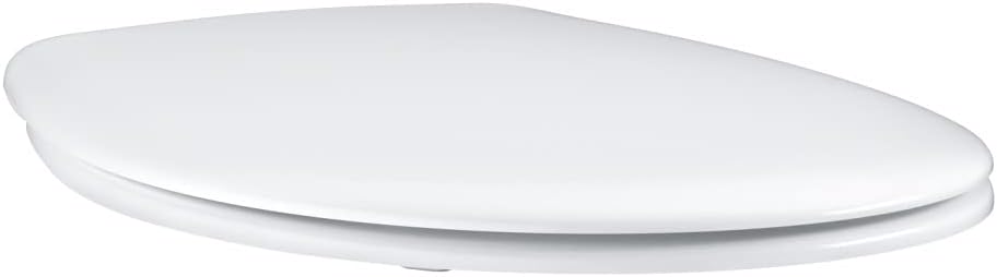 GROHE Bau Keramik - WC-Sitz aus Duroplast (mit Soft Close, inkl. Befestigungsset, abnehmbar), alpinw