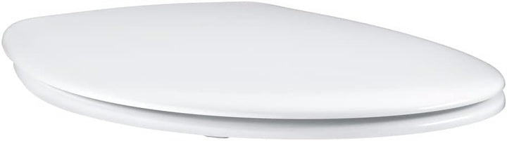 GROHE Bau Keramik - WC-Sitz aus Duroplast (mit Soft Close, inkl. Befestigungsset, abnehmbar), alpinw