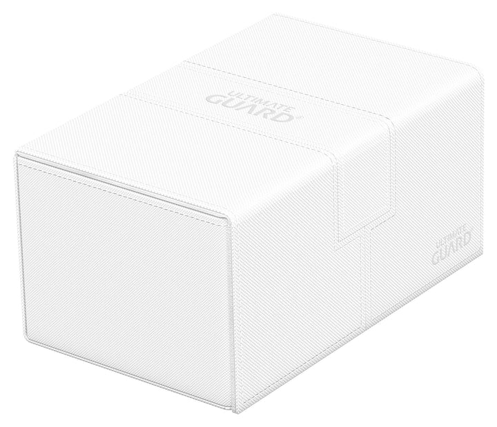 Ultimate Guard Twin Flip`n`Tray 160+ XenoSkin Monocolor Weiss, Weiss