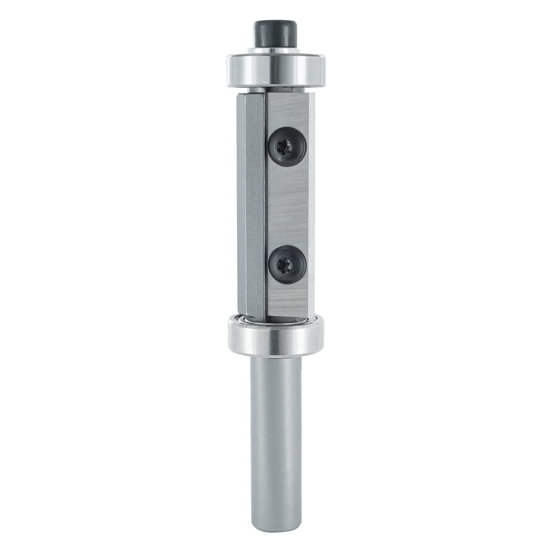 ENT 20422 Wendeplatten Bündigfräser HW, Schaft (S) 12 mm, Durchmesser (D) 22 mm, NL 50 mm, mit Kugel
