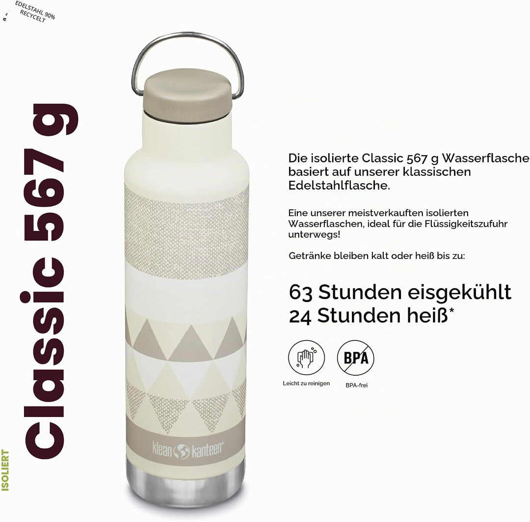 Klean Kanteen Classic VI Trinkflasche Salinen 592 ml 592 ml Salinen, 592 ml Salinen