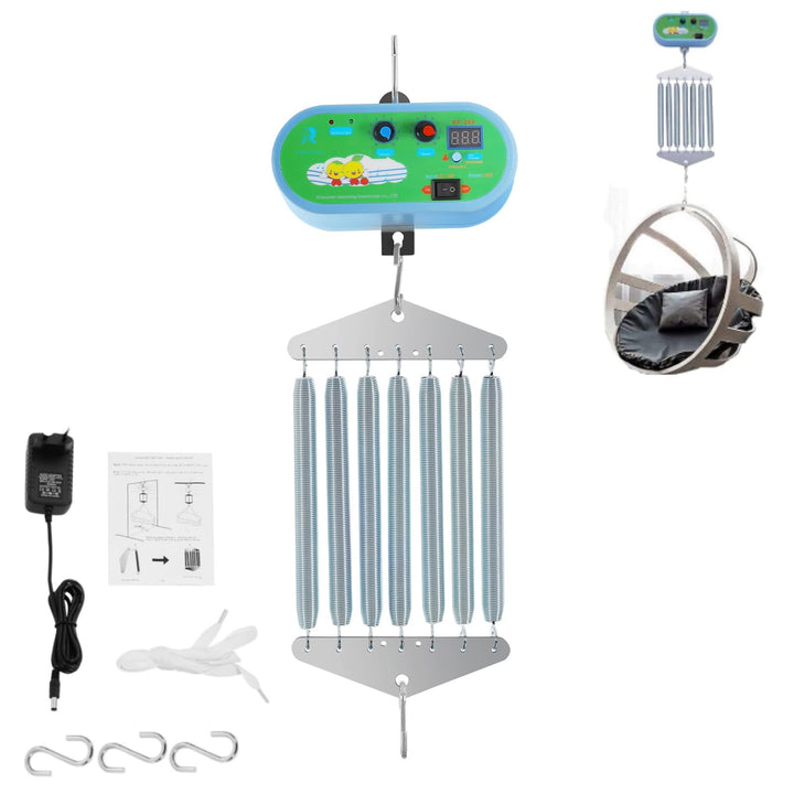 Elektrische Babyschaukel Controller Tragfähigkeit 20Kg Federwiege Motor mit Timer Hängende 7-Feder F