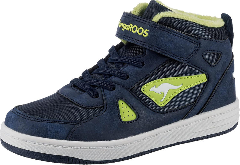 KangaROOS Unisex Kinder K-cp Kalley Ii Ev Sneaker 28 EU Dk Navy Lime, 28 EU Dk Navy Lime